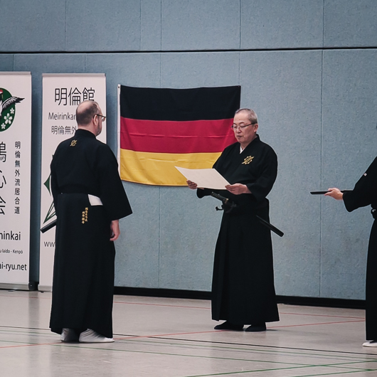 7. Dan & Kyoshi im Meirin Mugai Ryu Iaido: Mario Klersy erhält hohe Auszeichnung! 2 Iaido Mugai Ryu IAIDO Meister 1