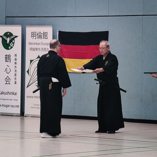 7. Dan & Kyoshi im Meirin Mugai Ryu Iaido: Mario Klersy erhält hohe Auszeichnung! 5 Iaido Mugai Ryu IAIDO Meister 6